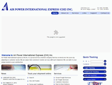 Tablet Screenshot of airpower-chi.com